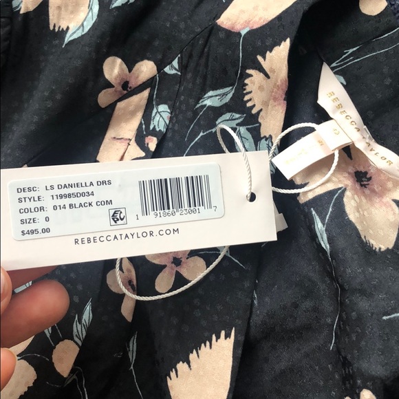NWT: Rebecca Taylor sz 0 Danielle Floral Printed - Picture 4 of 5